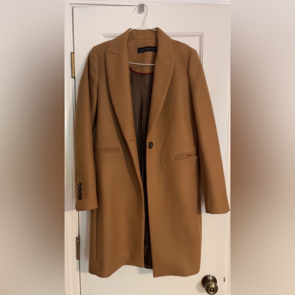 Zara Woman Camel Coat